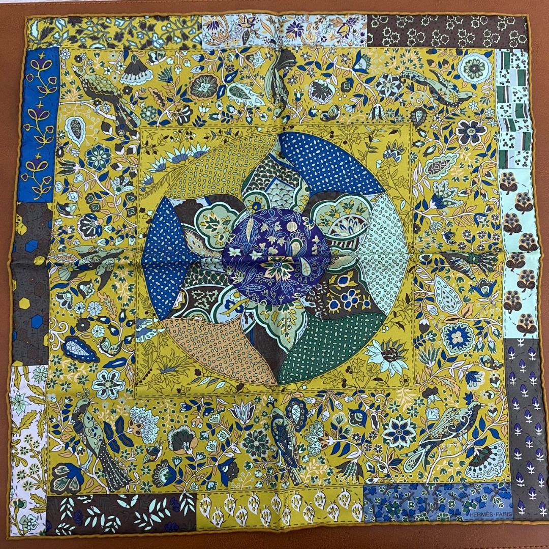 Hermes on sale yellow scarf