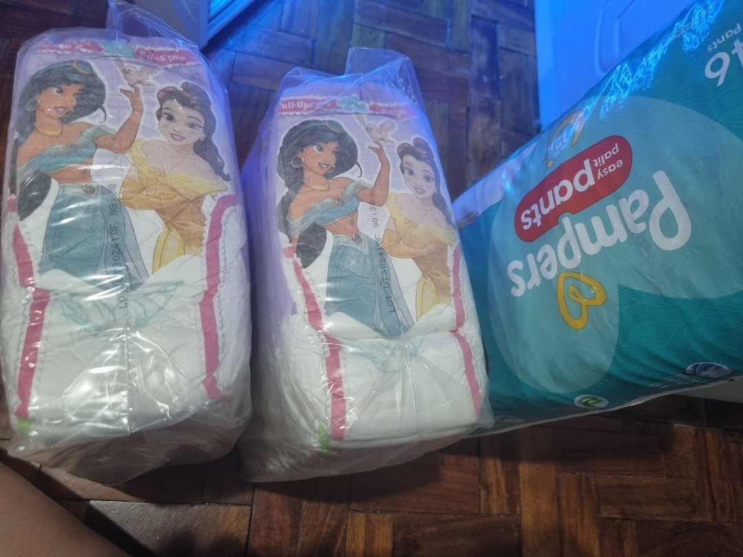 Huggies Disney Princess Pull Ups and Pampers XL Pants on Carousell
