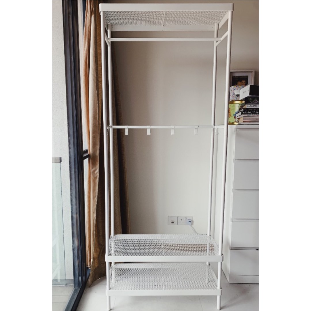 Mackapär coat rack cheap with shoe storage unit