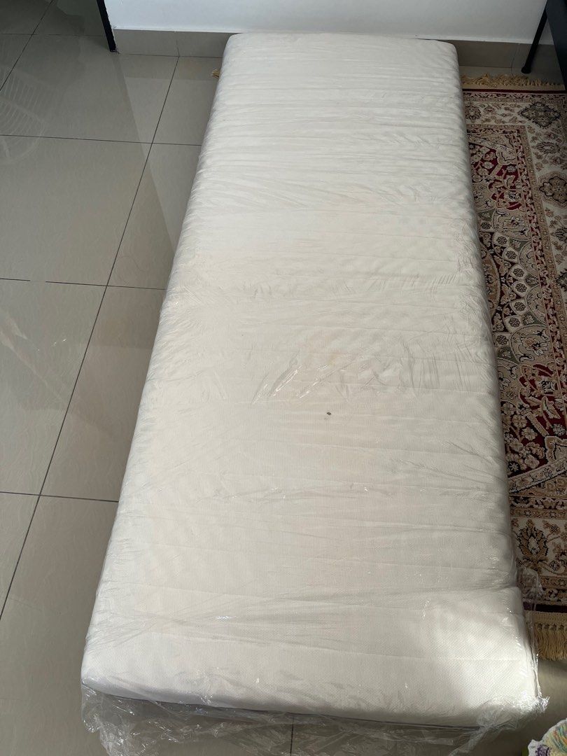 Ikea Malfors Super Single Mattress Bed Tilam, Furniture & Home Living
