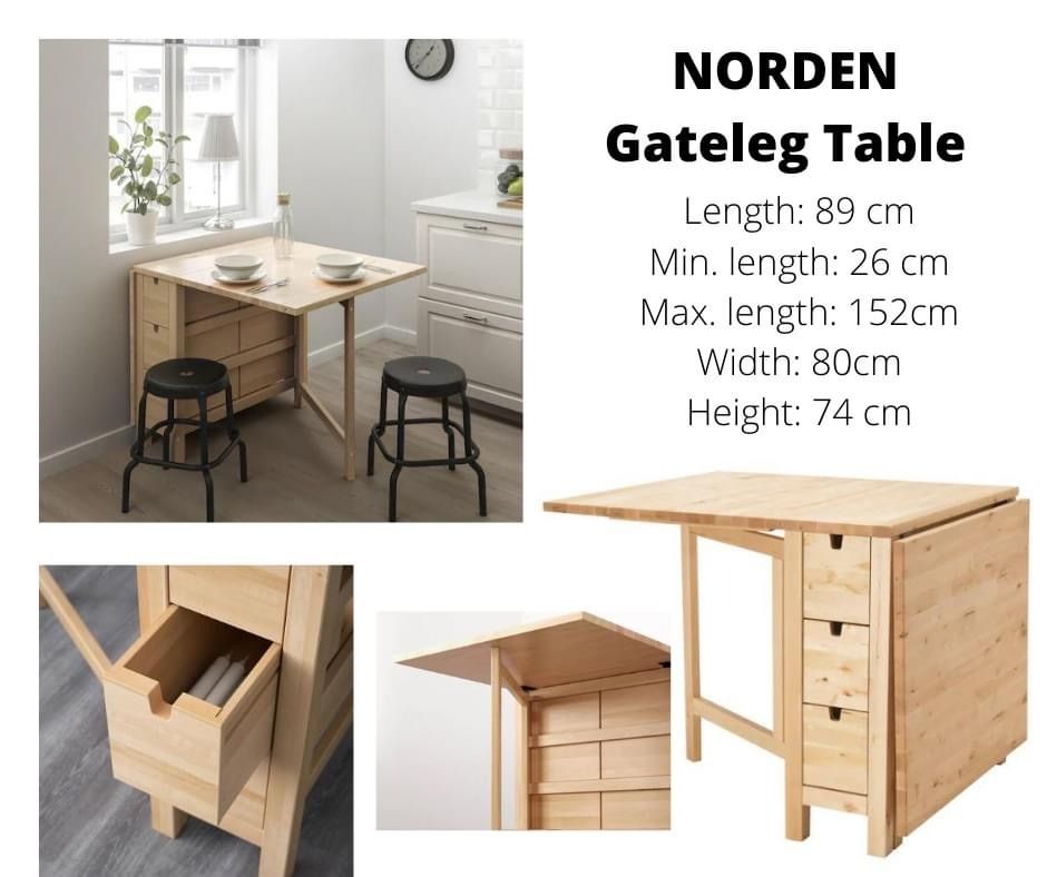 ikea-norden-gateleg-table-birch-on-carousell