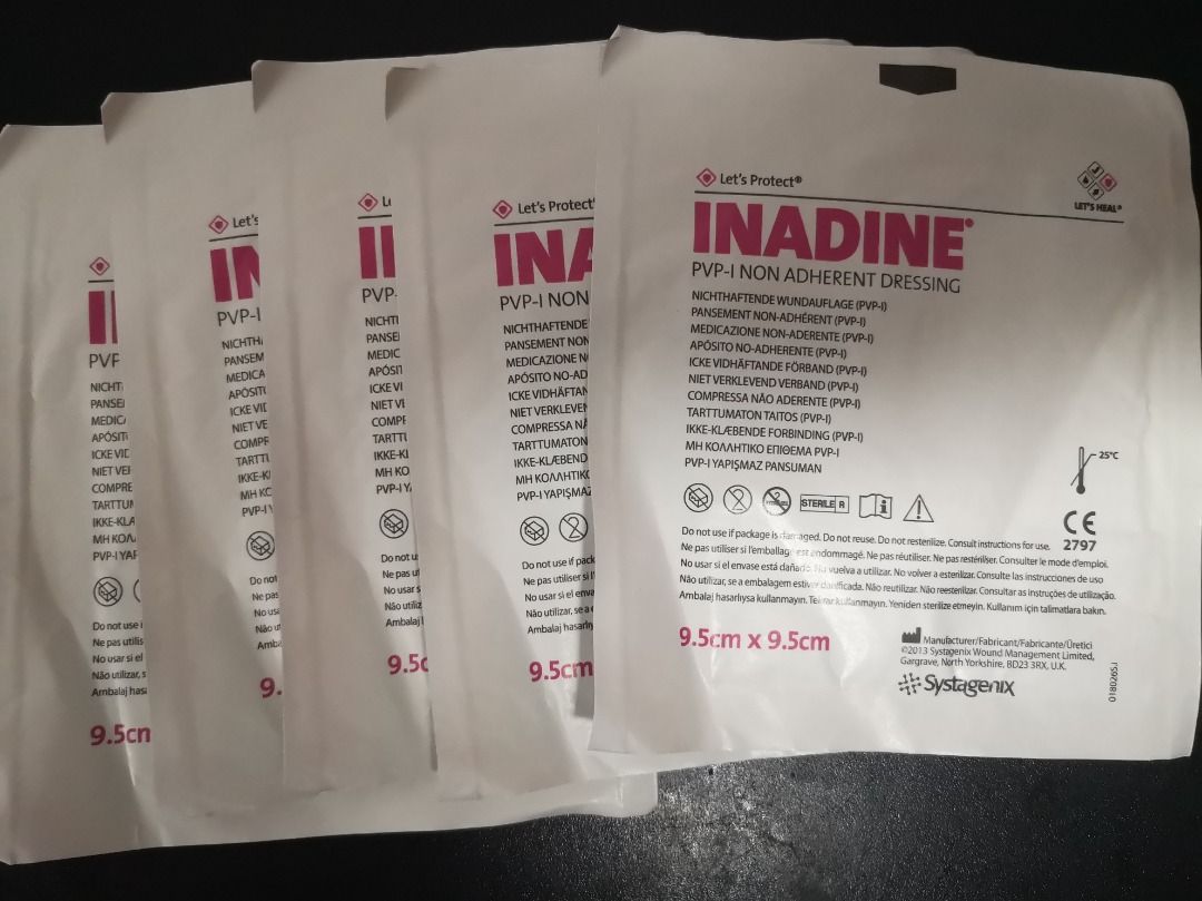 Inadine for Wound dressing, Health & Nutrition, Medical Supplies