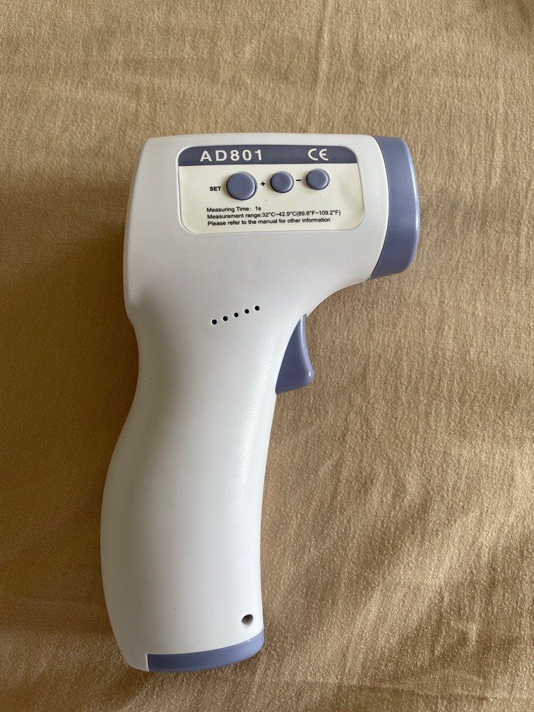 Infrared thermometer (Category: Thermometers) located in Pasig City. Submitted by modelrunway (Listing ID 1247748000, Image 2). Description: Selling for half the price! Bought it for 1,000 pesos used once for my daughter’s project. .