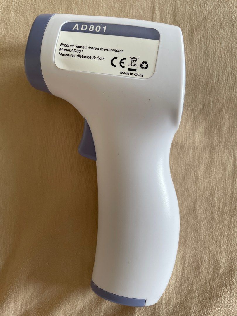 Infrared thermometer (Category: Thermometers) located in Pasig City. Submitted by modelrunway (Listing ID 1247748000, Image 3). Description: Selling for half the price! Bought it for 1,000 pesos used once for my daughter’s project. .