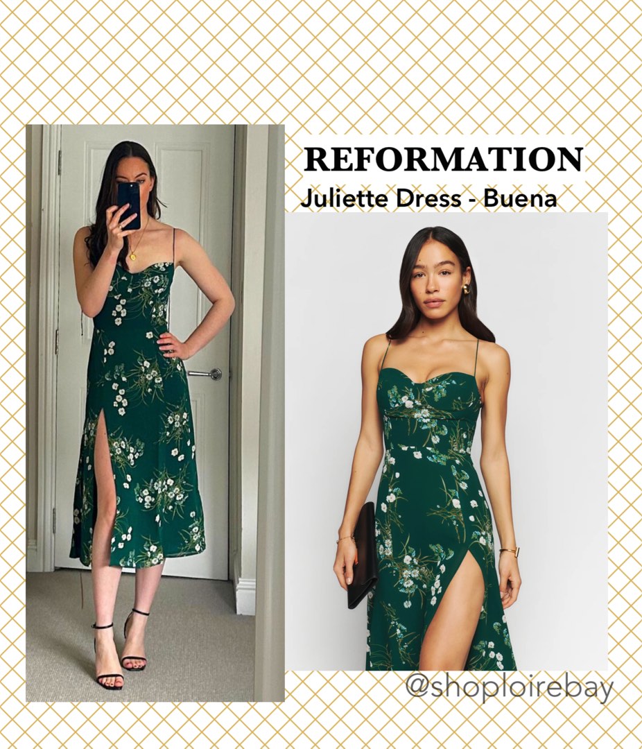 Reformation roman midi dress discount