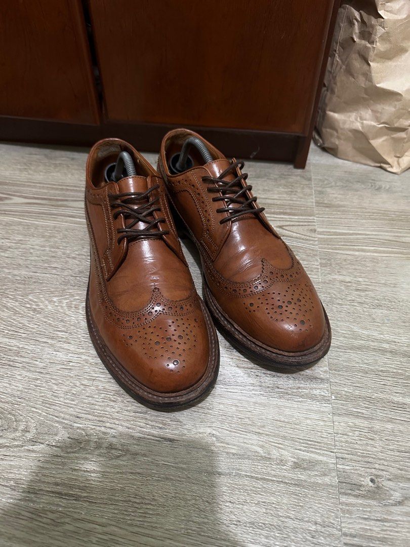 J crew wingtip discount shoes