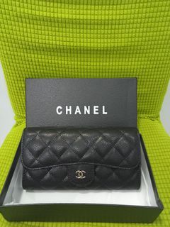 Japan Preloved Chanel Black Leather Wallet