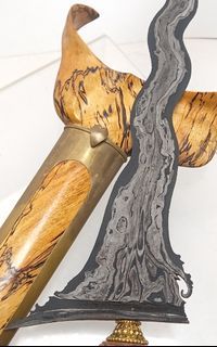 Keris Madura Luk 13 Ladrang Pelet Awar Awar Collection Purposes