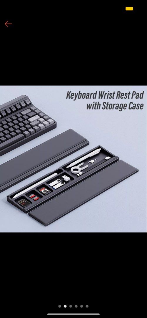 Keyboard rest with storage, Computers & Tech, Parts & Accessories ...