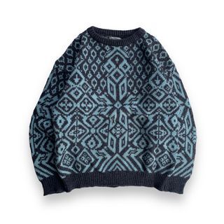 Knitwear vintage pattern by Benetton