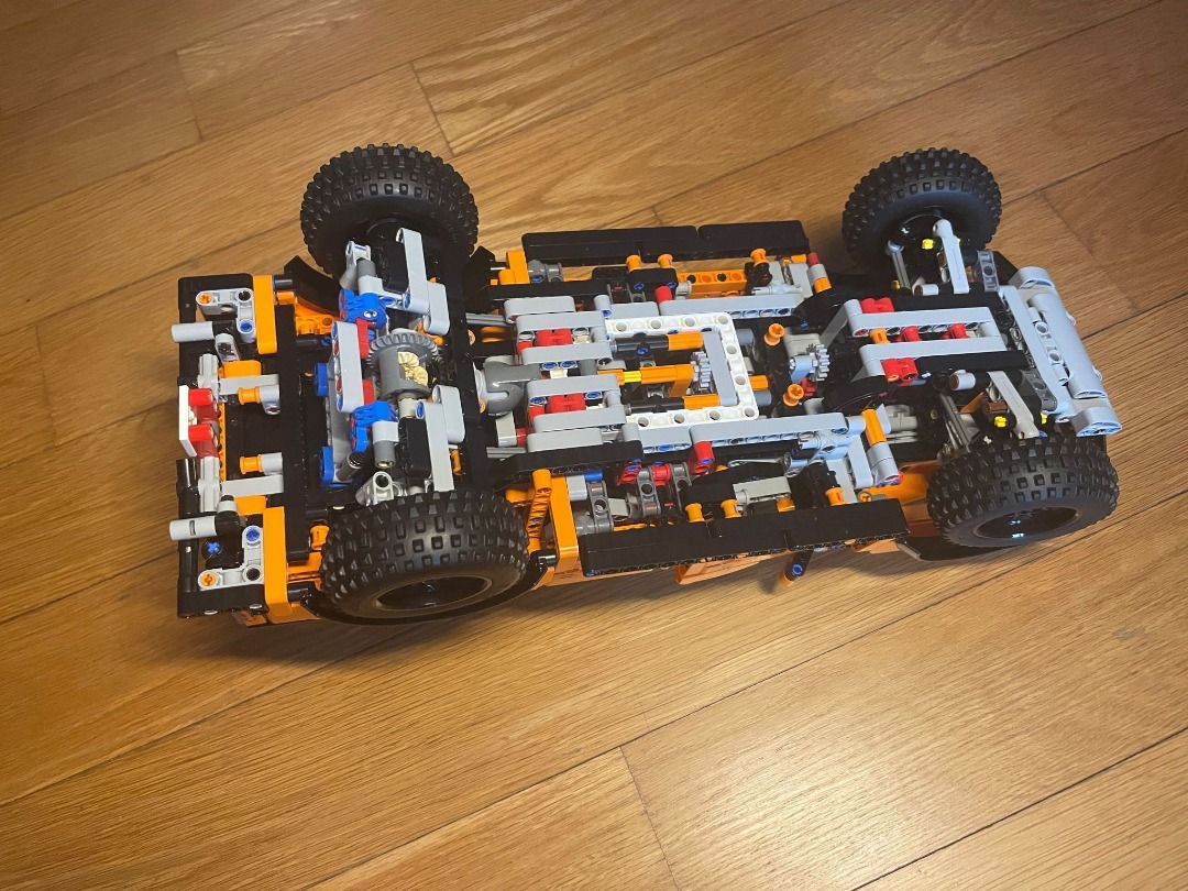 Lego on sale orange truck