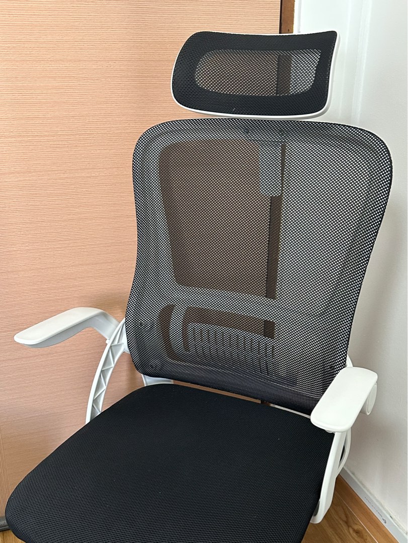Lightly Used Office Chair w/ Armrest!, Furniture & Home Living, Furniture, Chairs on Carousell