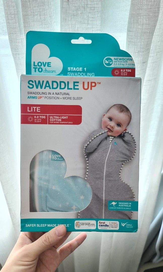 Love to dream swaddle up lite 0.2 TOG newborn Babies Kids