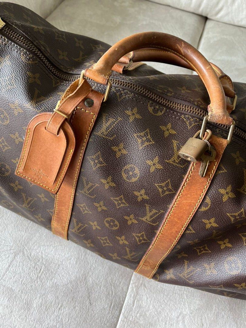 Louis Vuitton, Bags, Louis Vuitton Lv Travel Carryon Keepall Bandouliere  45 Duffel Bag Asis