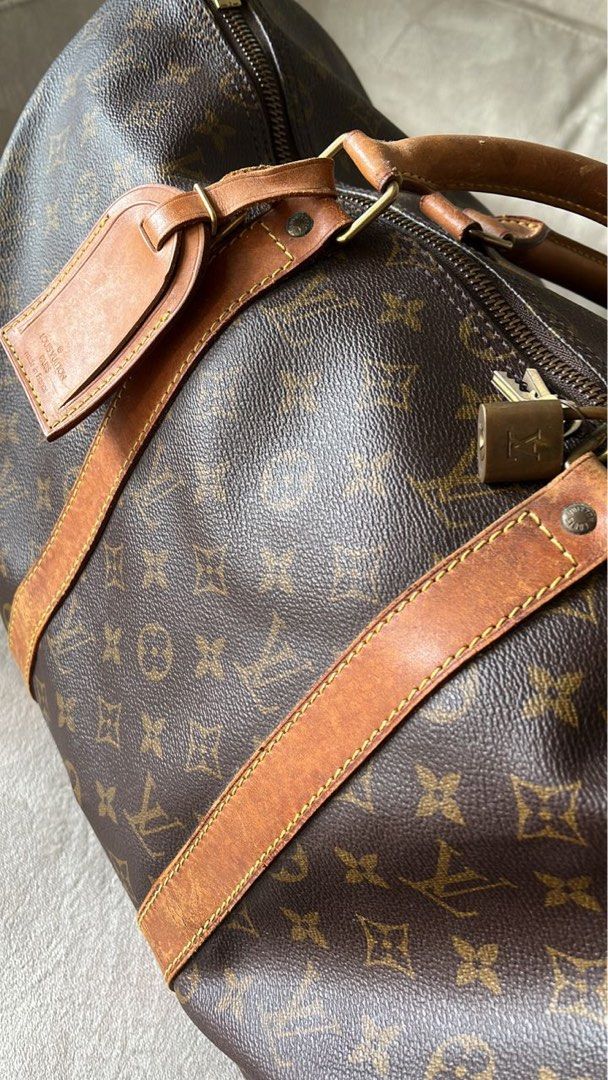 LV VINTAGE TRAVEL/ DUFFLE BAG, Luxury, Bags & Wallets on Carousell