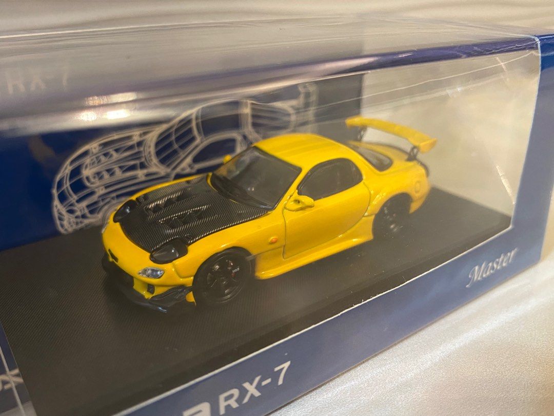 Master 1/64 Mazda RX7 FD3S Re Amemiya yellow, Hobbies & Toys, Toys ...