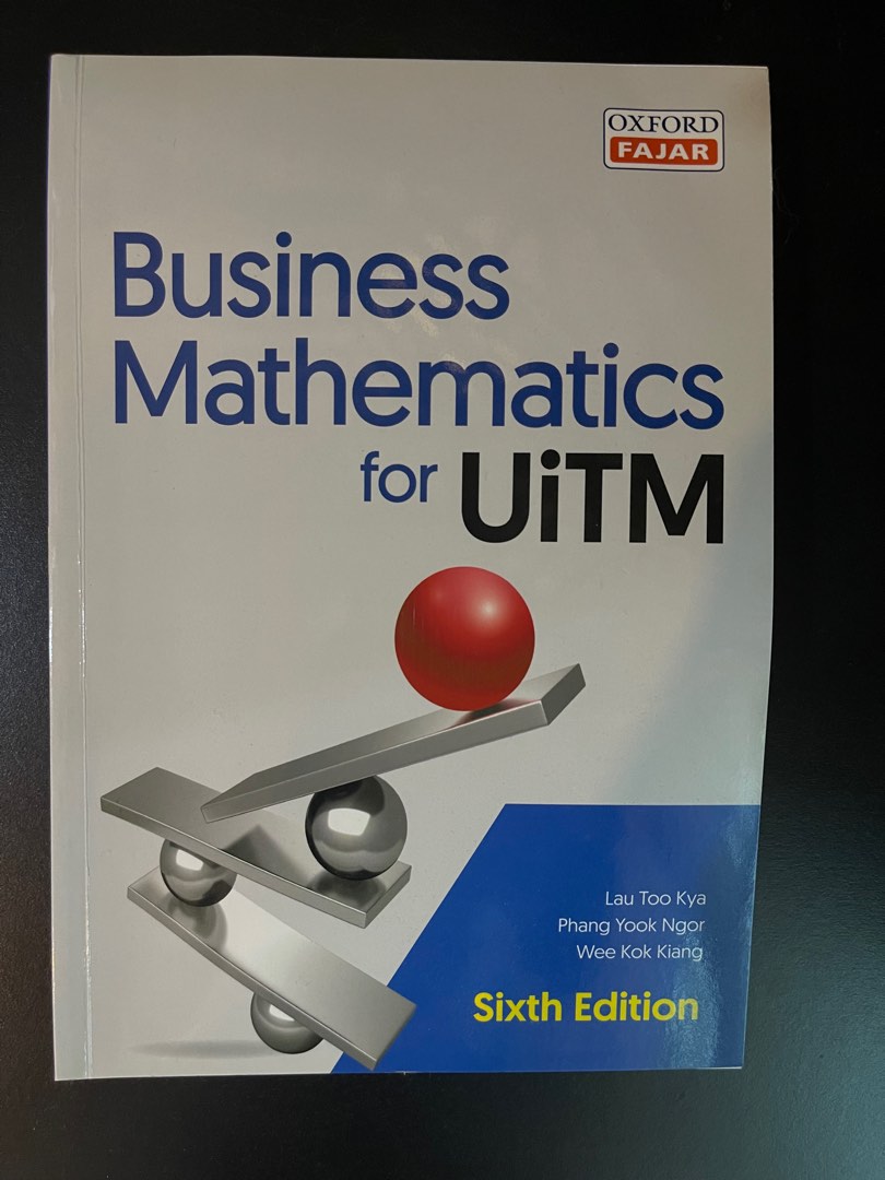 MAT112 Business Mathematics (UiTM Textbook), Hobbies & Toys, Books