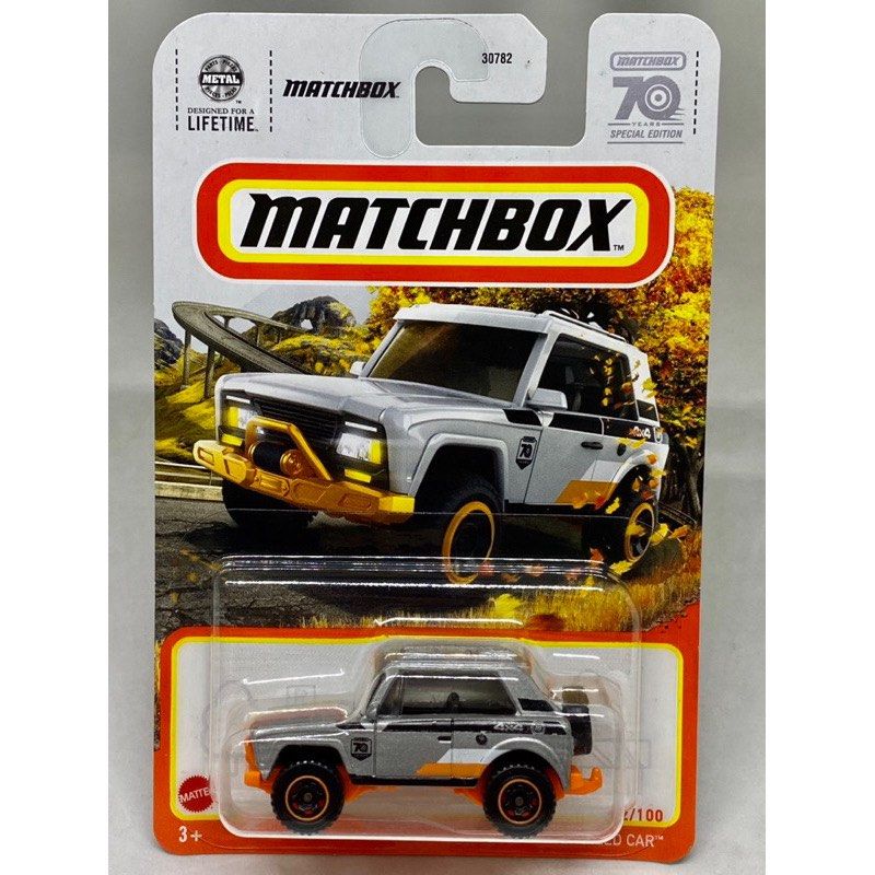 Matchbox MBX Field Car - Die-Cast Toy Car With Flashing Light (Portable Play)