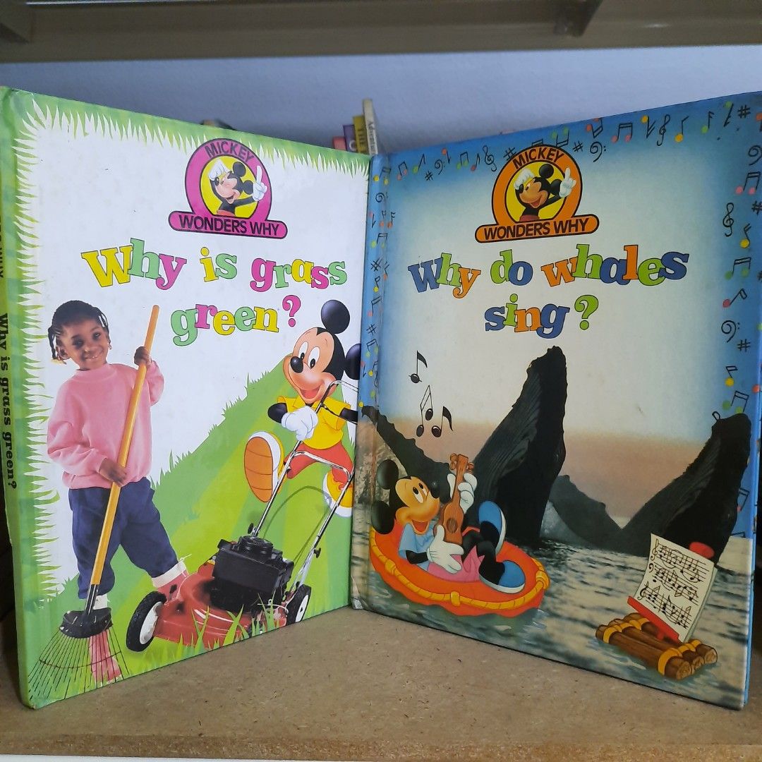 Why　series　Carousell　books　Hobbies　❓❓　????❤️,　Toys,　Books　Magazines,　Children's　Books　on　Mickey　Wonders