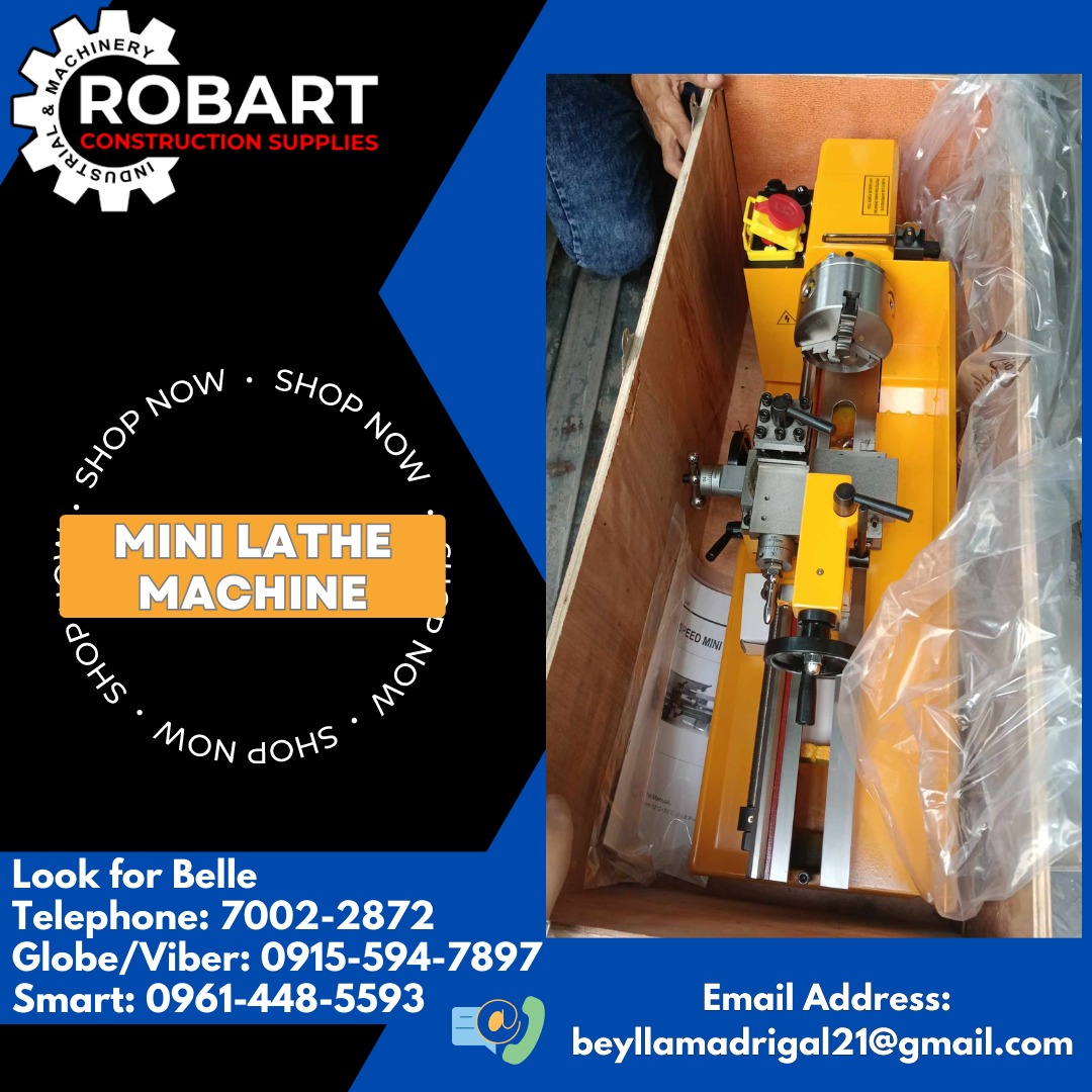Mini Lathe Machine, Commercial & Industrial, Construction Tools ...