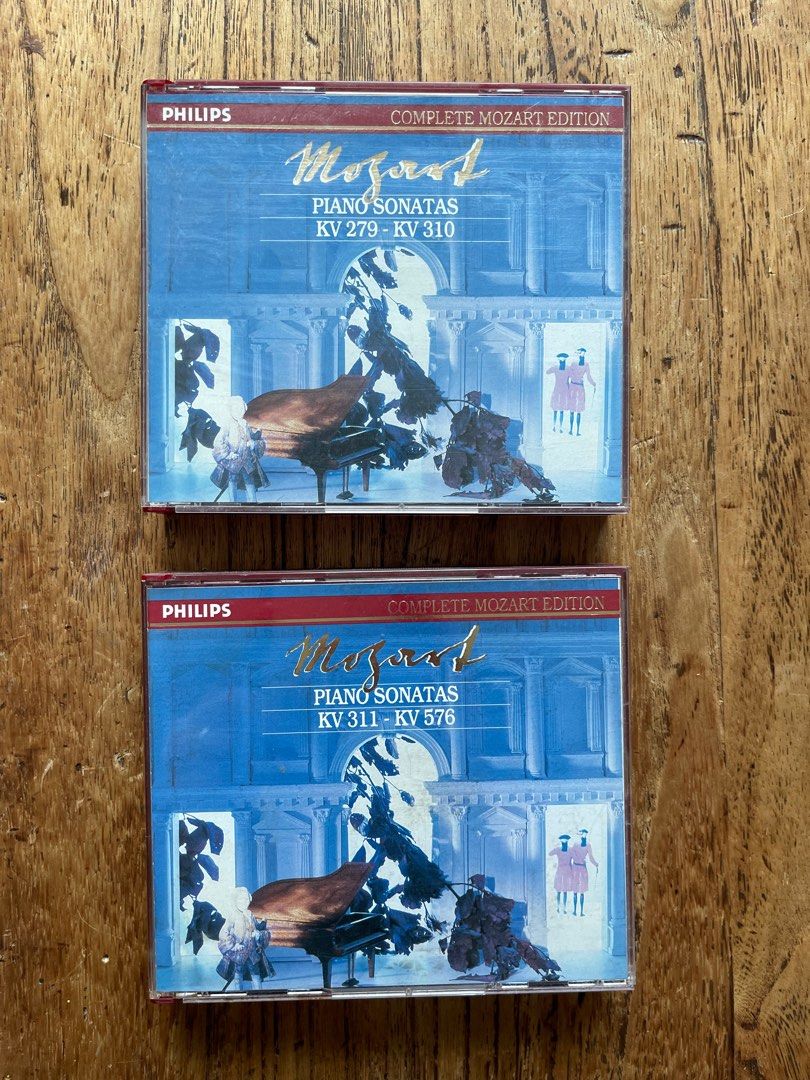 Mozart CD (舊版 5CD) Piano Sonatas , 內田光子 Mitsuko Uchida, 興趣及遊戲, 音樂、樂器