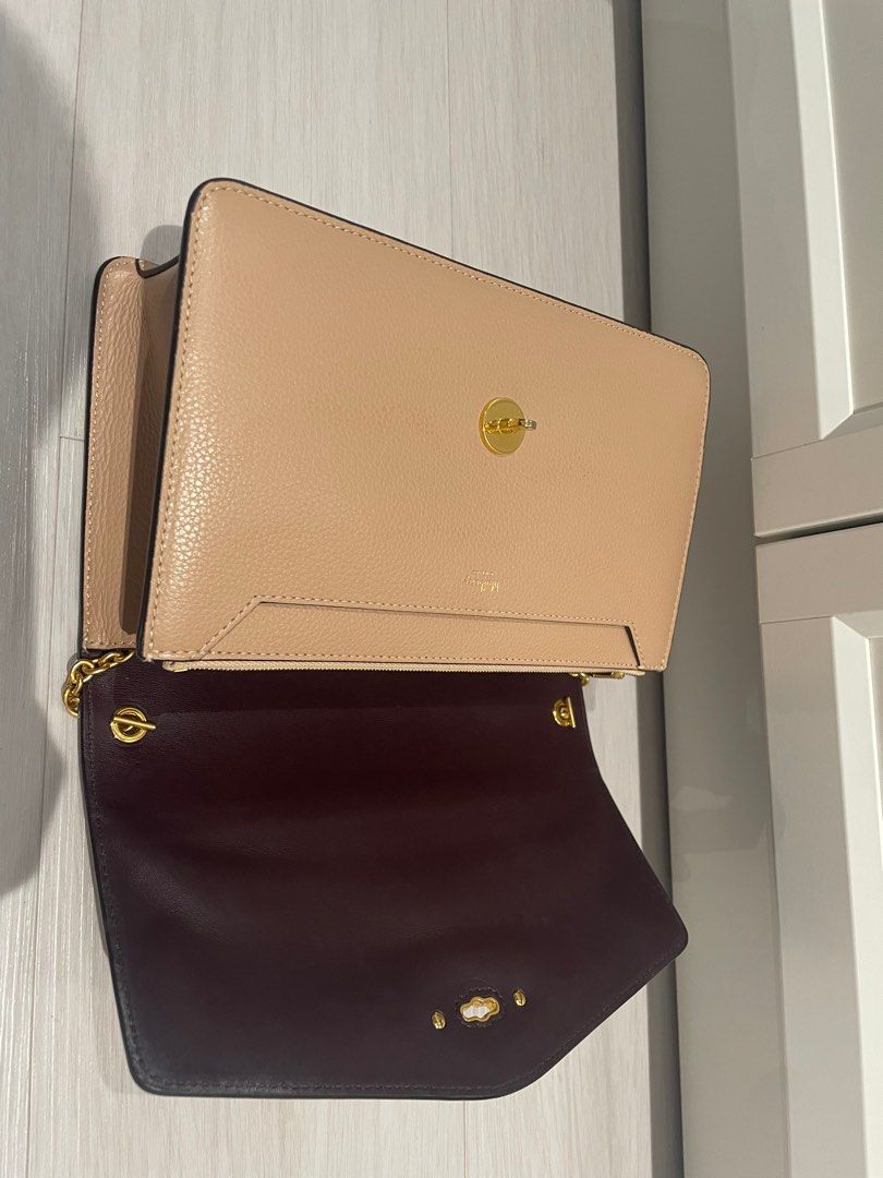 MULBERRY SMALL ZIP Around Purse in Rosewater Small Classic Grain  RL4897/205J633 £179.99 - PicClick UK