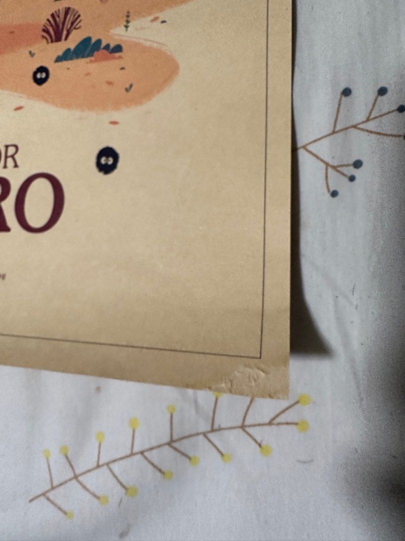 My neighbor Totoro wallpaper poster, Hobbies & Toys, Memorabilia
