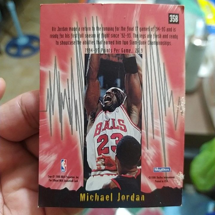 Nba card Michael Jordan on Carousell