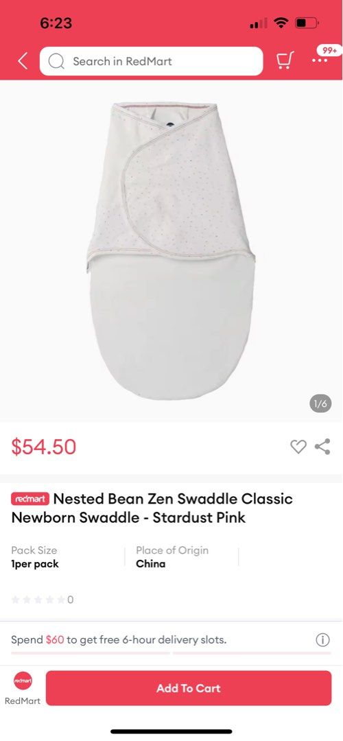 Nested Bean Sen Swaddle, Babies & Kids, Nursing & Feeding, Soothers