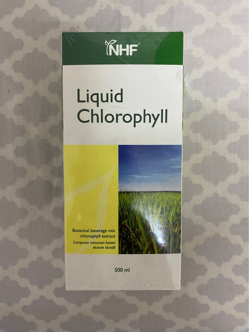 NHF Liquid Chlorophyll 500ml expiring 02/09/2024, Health & Nutrition