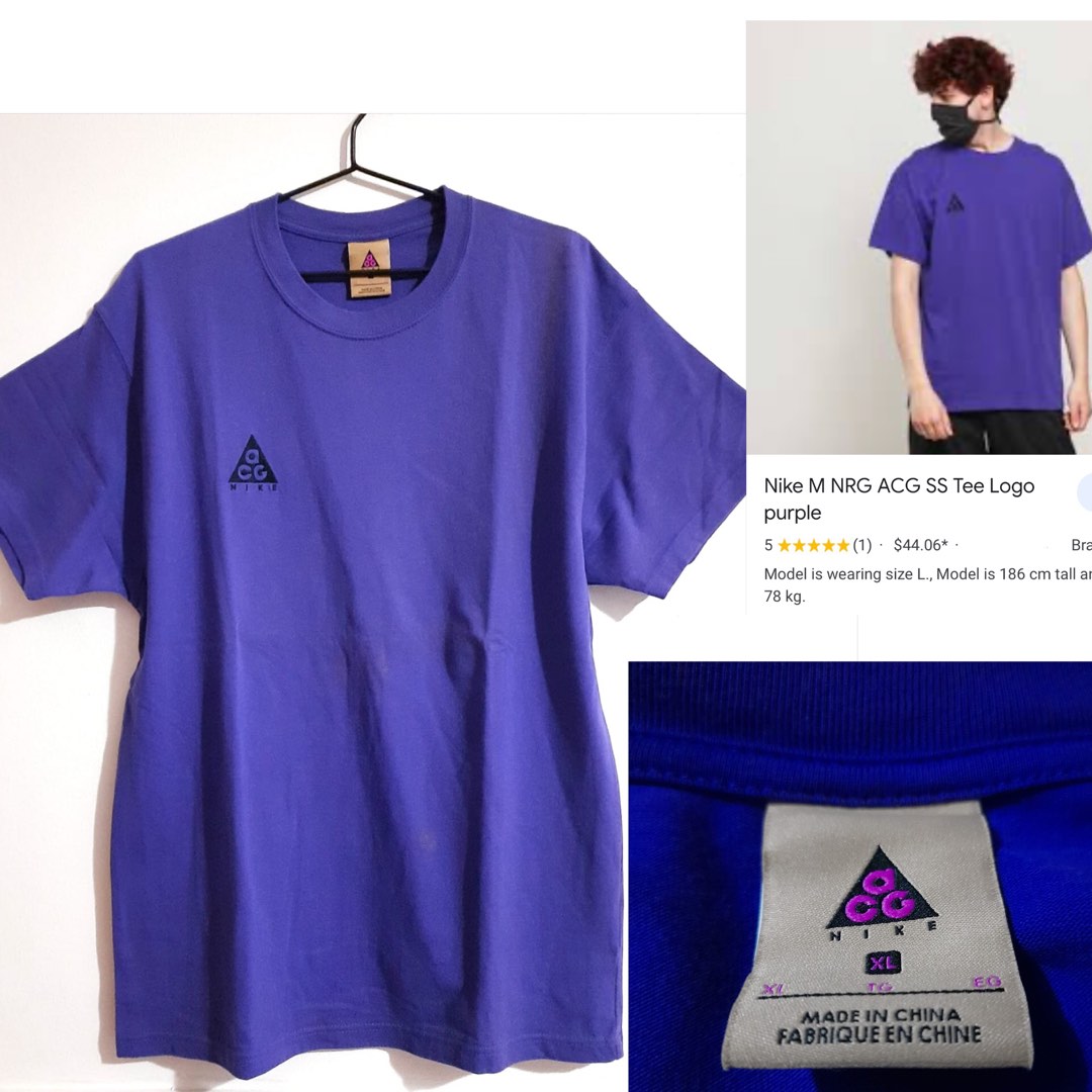 Nike acg purple shirt deals