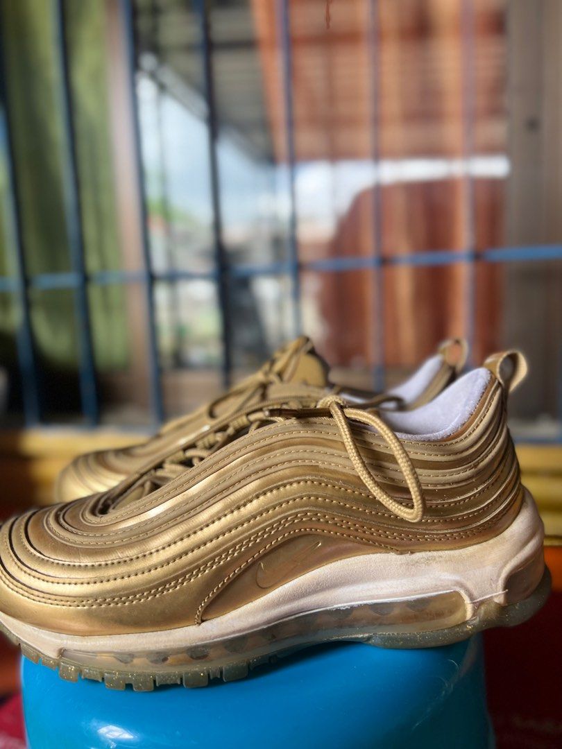 Nike Air Max 97 LX Metallic Gold Womens Men s Fashion Footwear