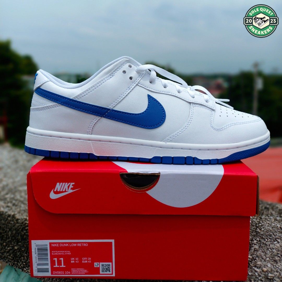hyperdunk low white