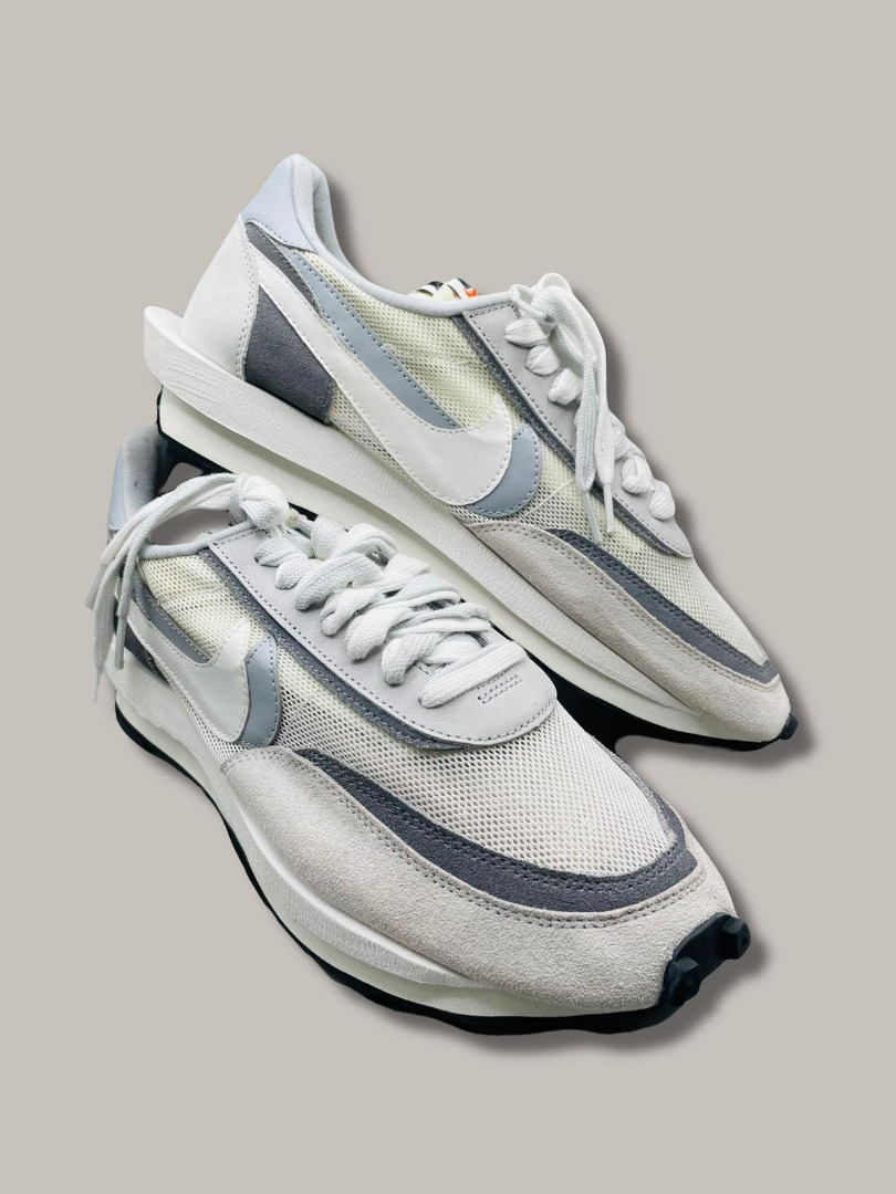 ld waffle sacai white grey