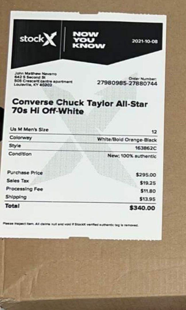 Stockx off clearance white converse