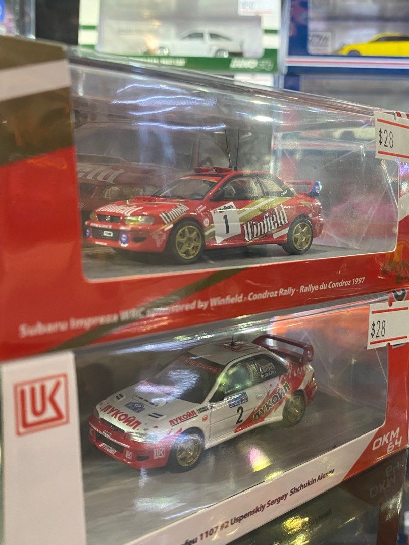 OKM 1/64 Subaru Impreza WRX GC8 Type R 22B Marlboro Rally, Hobbies ...