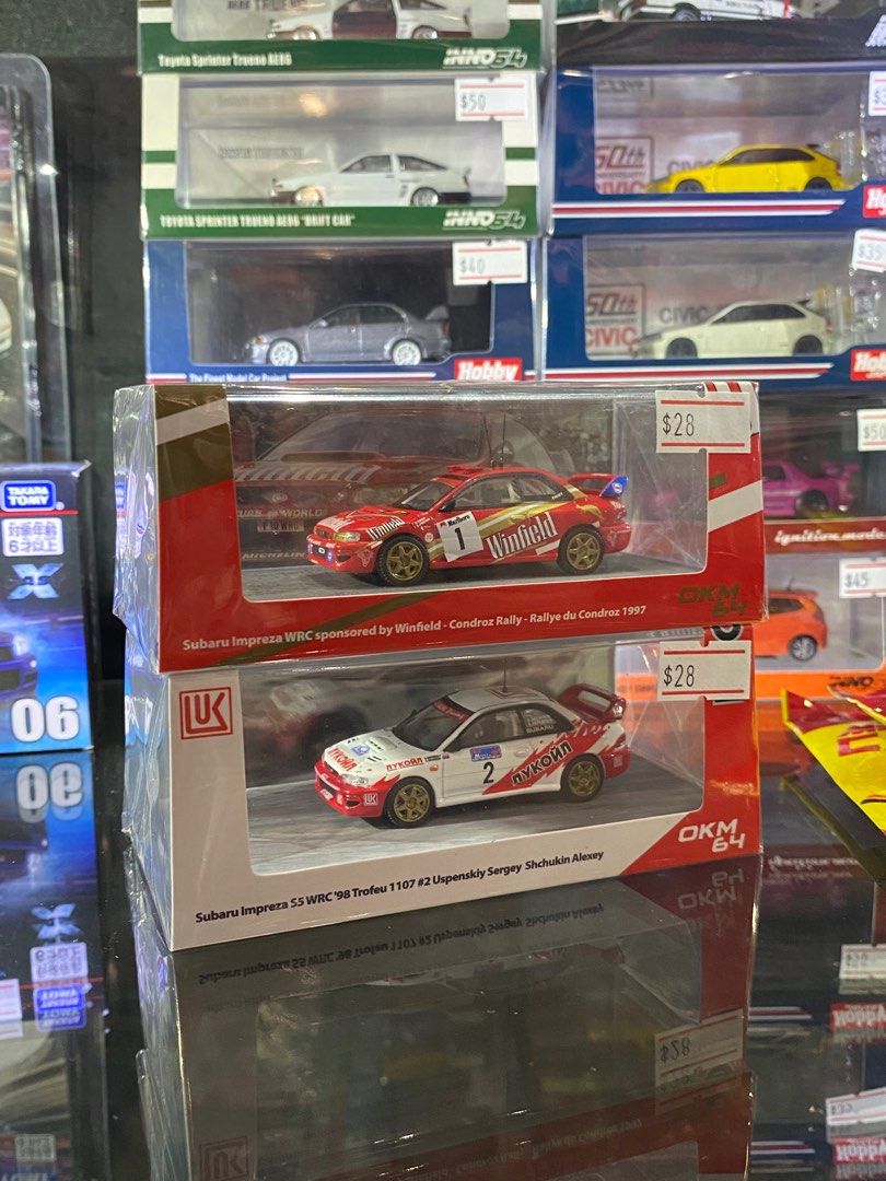 OKM 1/64 Subaru Impreza WRX GC8 Type R 22B Marlboro Rally, Hobbies ...