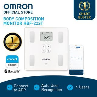 Omron Smart Elite Body Composition Monitor HBF-222T [1 Year Local Warranty]