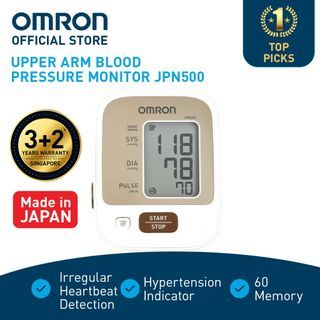 OMRON Upper Arm Blood Pressure Monitor JPN500