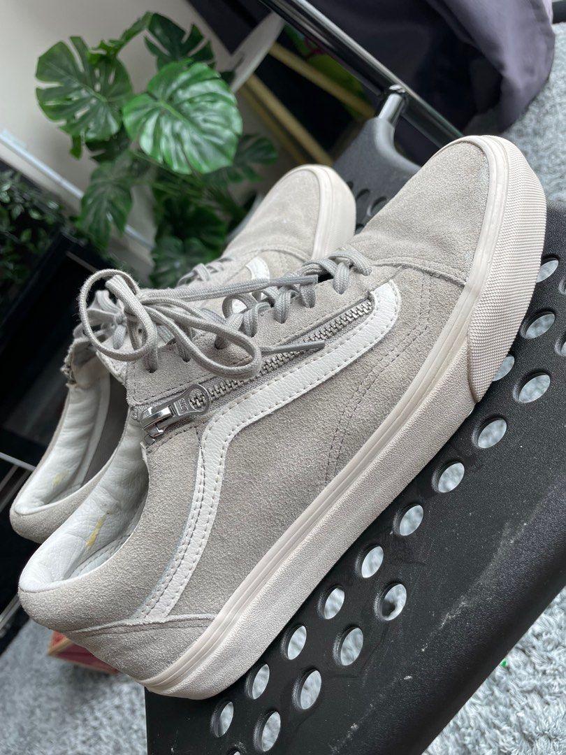 Original VANS Old Skool Zip Men Sneakers in Light Grey