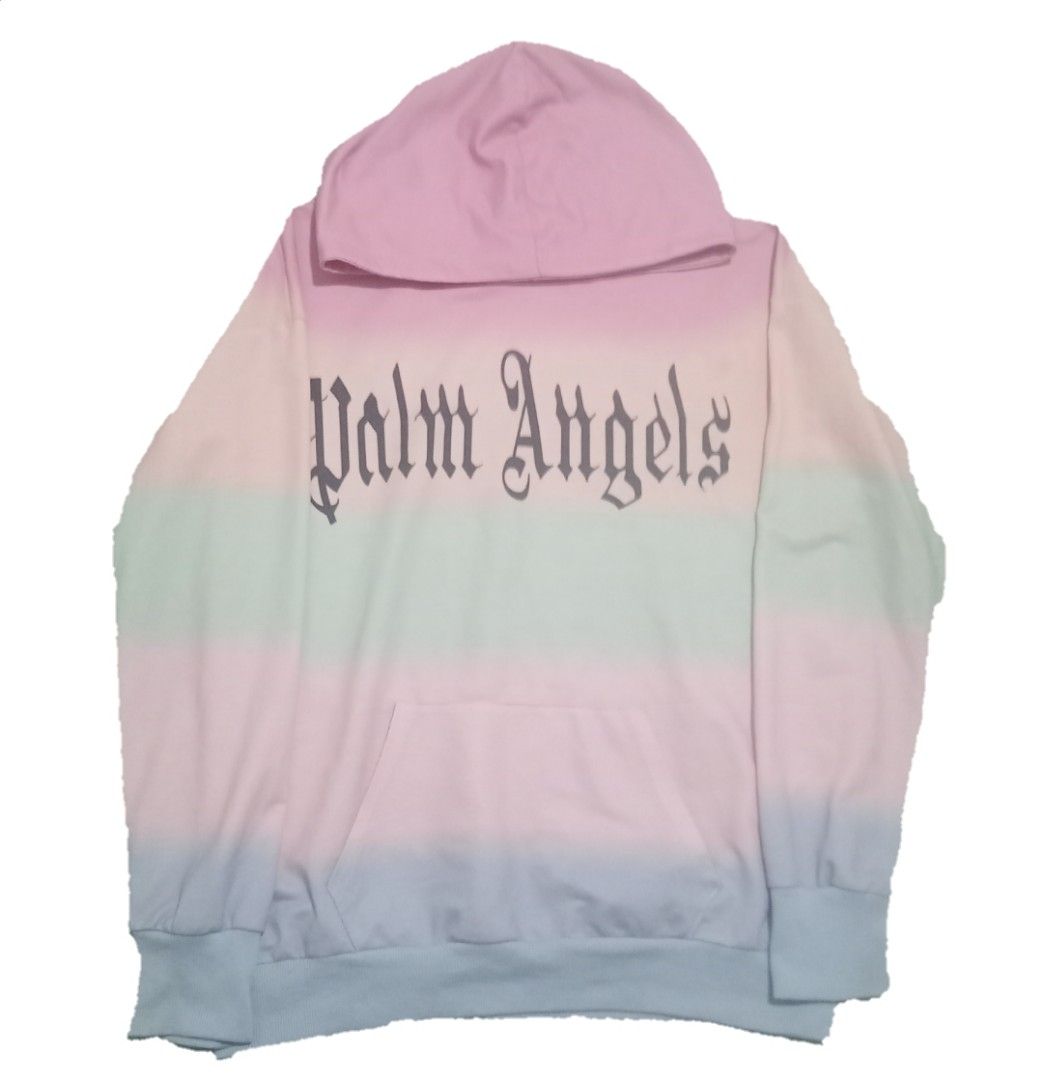 Palm angels cheap gothic rainbow hoodie