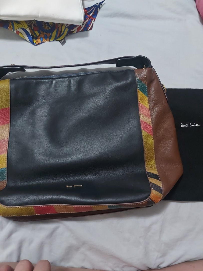 Paul Smith swirl hobo bag with dustbag, Luxury, Bags & Wallets on Carousell