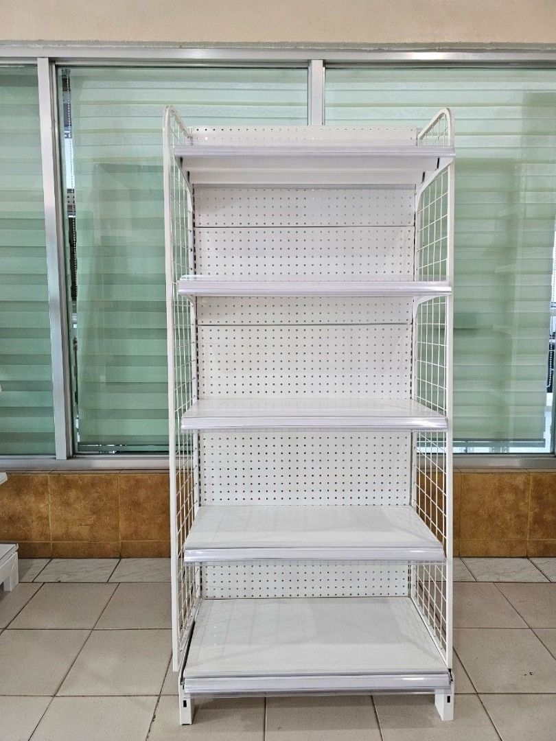 Perforated Backing Gondola Display Racks, Furniture & Home Living ...