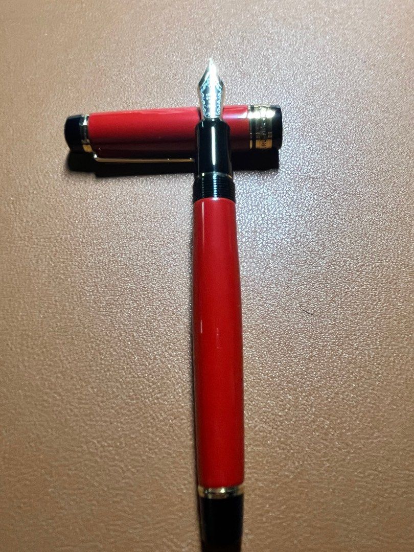 Pilot Custom 845 Urushi Red BB nib Luxury Accessories on Carousell