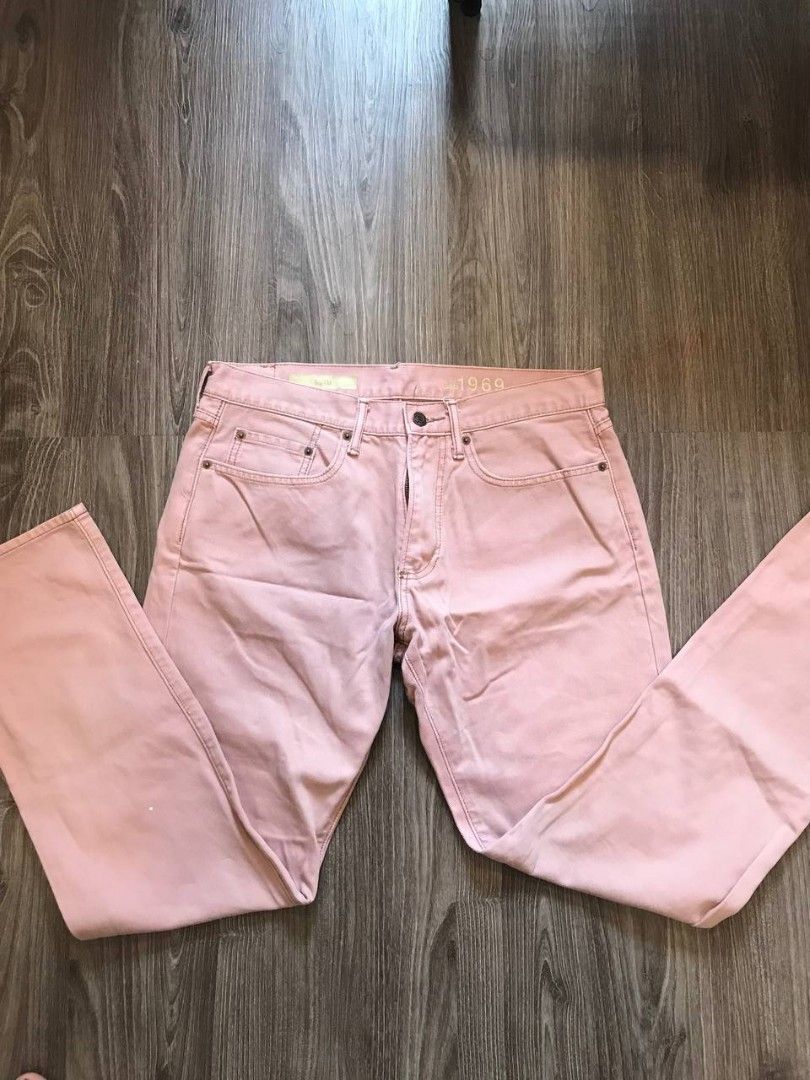 Pink GAP Jeans on Carousell