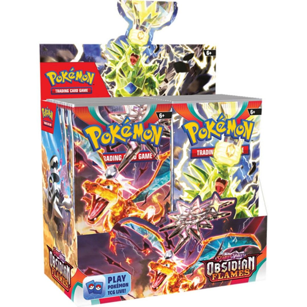 Pokemon Obsidian Flame Booster Box !!!!, Hobbies & Toys, Toys & Games on  Carousell
