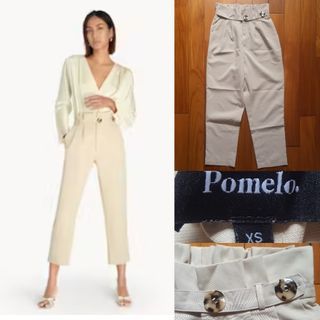 Pomelo Fashion Nude / Beige Pants // Celana Wanita