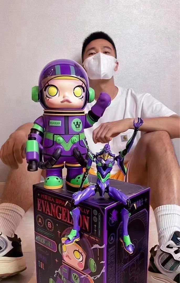 POPMART SPACE MOLLY×EVA 1000% Pop Mart Mega Space Molly x Evangelion 1000% - US