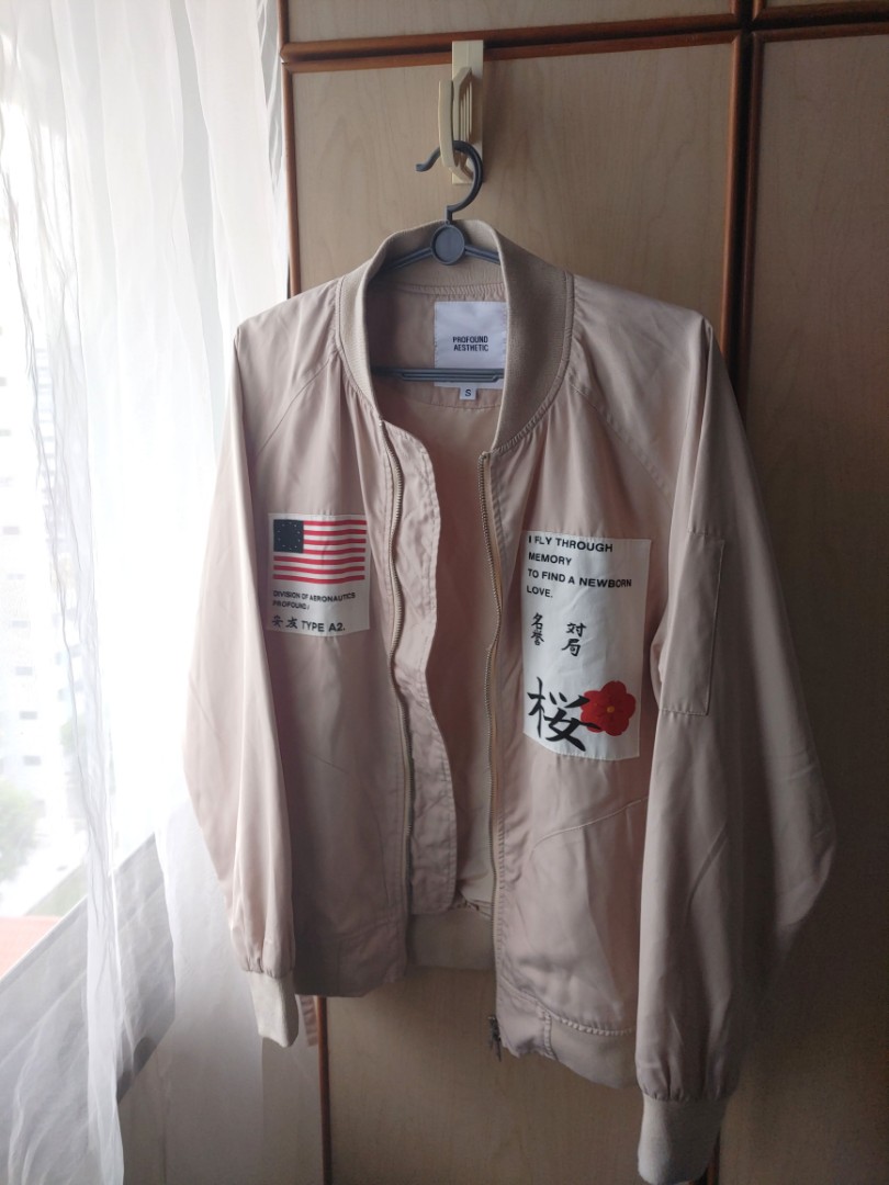 Profound Aesthetic MA-1 Jacket, Men's Fashion, Coats, Jackets and