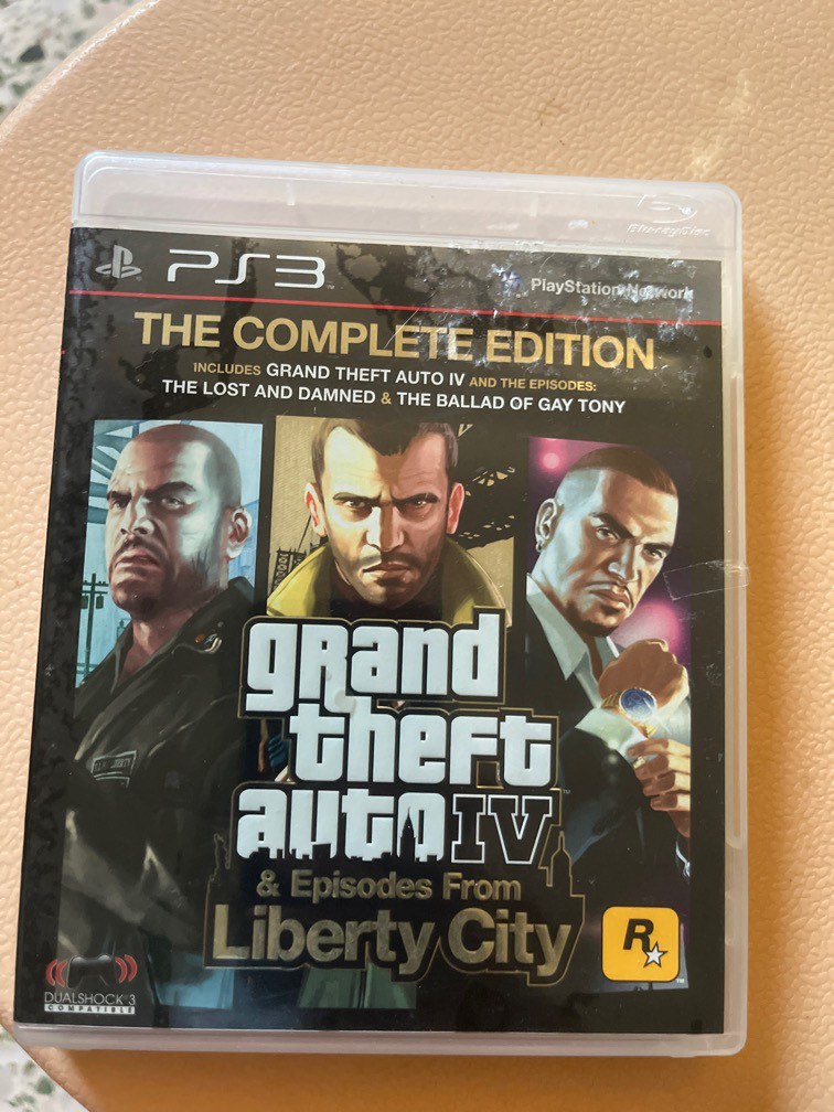 PS3 GTA IV Grand Theft Auto 4 The Complete Edition, Video Gaming, Video ...